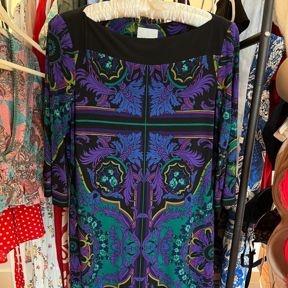 Donna Morgan Patterned Dress